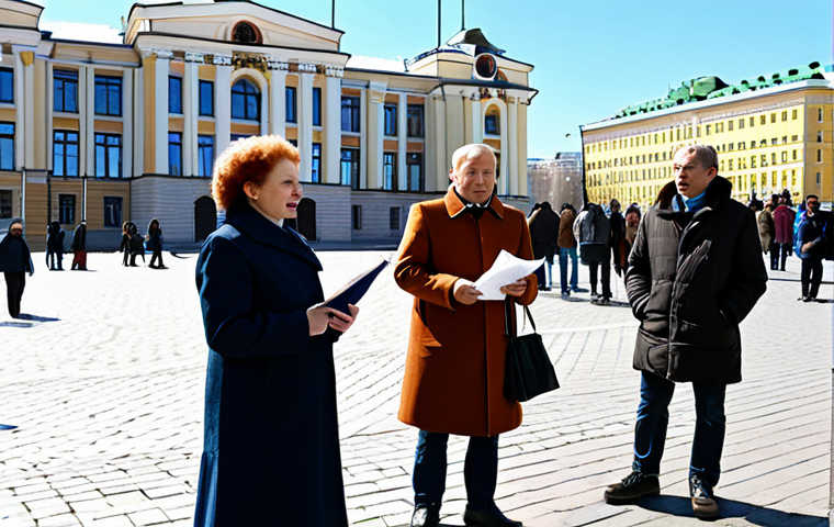 **

"A group of diverse Russian citizens gathered near the Constitutional Court of Russia in Moscow, holding pamphlets about constitutional rights. It's a bright, sunny day. Everyone is fully clothed in appropriate attire for a public gathering. The architecture of the court building is visible in the background. safe for work, appropriate content, fully clothed, professional, perfect anatomy, natural proportions, high quality, family-friendly."

**