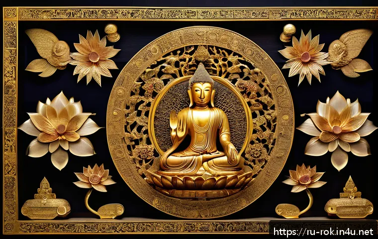 백제 금동대향로 발견 - A highly detailed image of an ancient Baekje-era golden Buddhist artifact displayed in a museum sett...